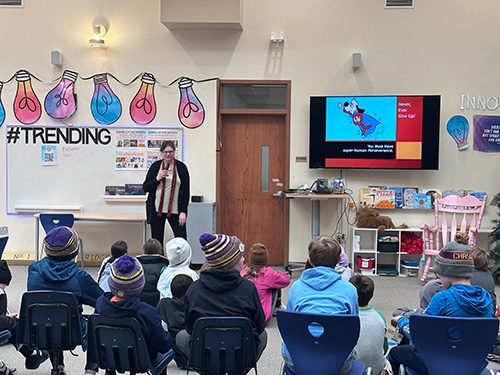 Chaska school visit