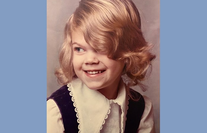 Kristin F. Johnson as a child
