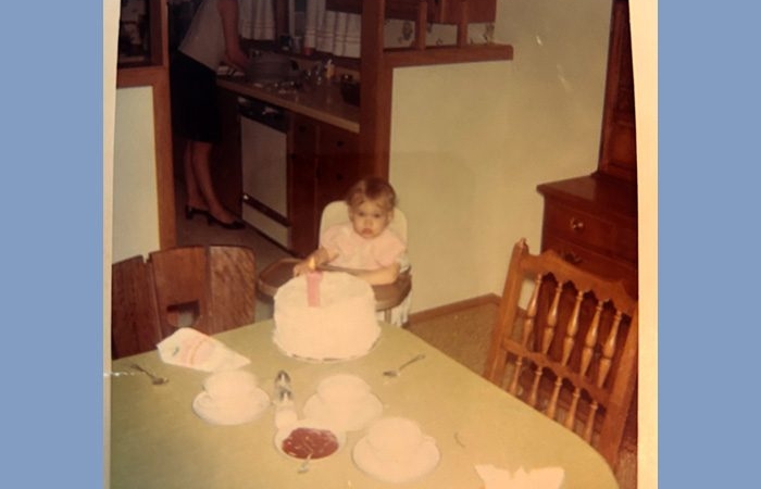 Kristin F. Johnson Celebrating her first birthday